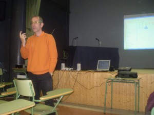 O profesor Laureano Jiménez