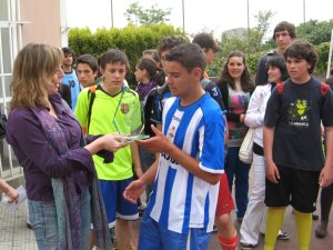 Entrega do trofeo