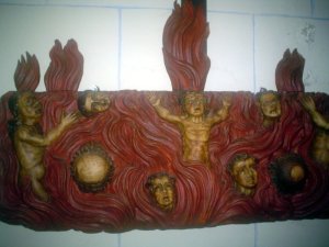 Igrexa de Lians. Animas do purgatorio
