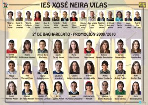 2º Bacharelato. Promoción 2009-2010