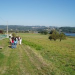 Fermosas perspectivas do embalse de Cecebre en Crendes. Moitas grazas as monitoras da aula da Natureza pola súa atención.